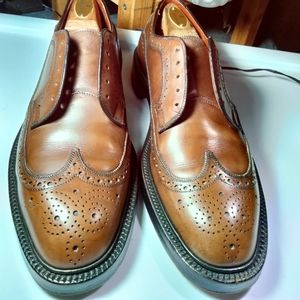 Vintage Nunn Bush Custom Grade Long Wing Tip Men's Shoes.